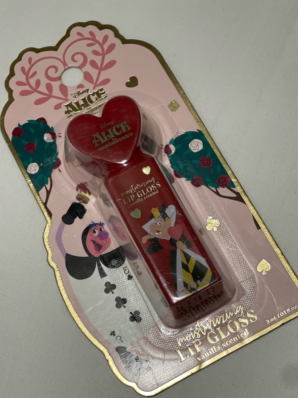 Disney Alice in Wonderland Red Lip Gloss